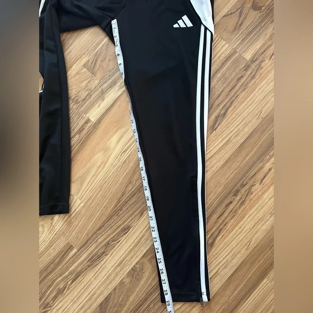 Adidas Men’s Training Pants IP1952 Black & White Size Small - Picture 10 of 13